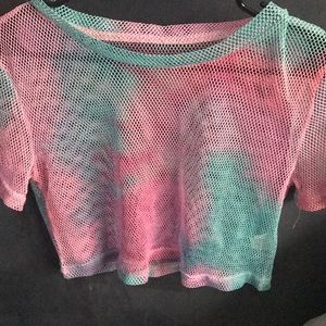 Mesh crop top